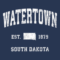 Watertown South Dakota Sd Vintage Athletic Sports Design T Shirt Ladies Denim Jacket | Artistshot