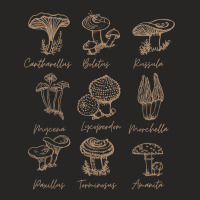 Fungi Mushroom Lover Shirt Mycology Vintage Goth Style T Shirt Ladies Fitted T-shirt | Artistshot