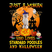 Just A Woman Who Loves Standard Poodle And Halloween Maternity Scoop Neck T-shirt | Artistshot