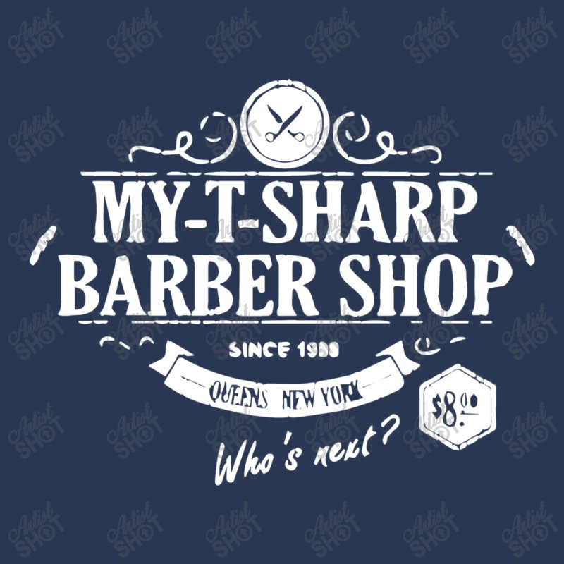 My T Sharp Barber Shop Men Denim Jacket | Artistshot