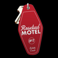 Schitt S Creek Rosebud Motel Key Tag For Room 7 Retro Design In Red Fleece Short | Artistshot