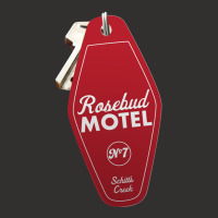 Schitt S Creek Rosebud Motel Key Tag For Room 7 Retro Design In Red Champion Hoodie | Artistshot