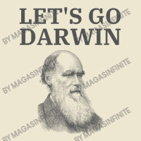 Lets Go Darwin - Charles Darwin Portrait Cropped Hoodie | Artistshot