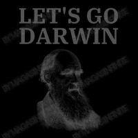 Lets Go Darwin - Charles Darwin Portrait Legging | Artistshot