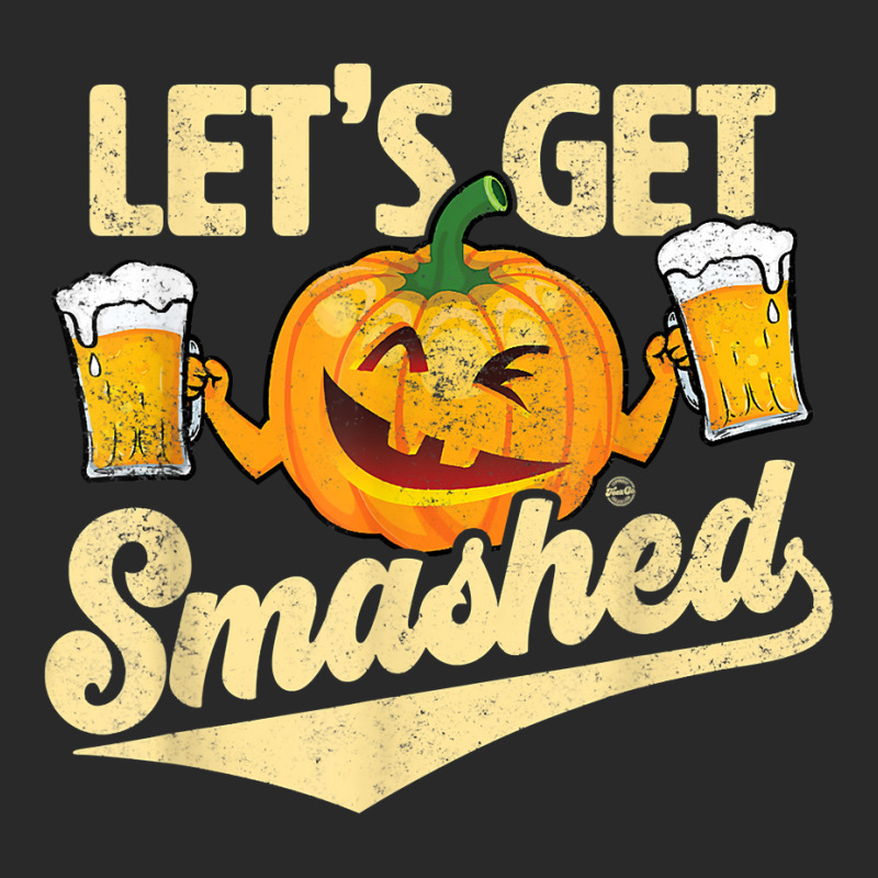 Lets Get Smashed Funny Pumpkin Beer Halloween T Shirt Printed hat by vaesifoxidy | Artistshot