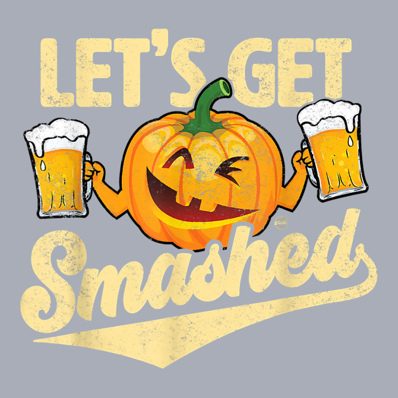 Lets Get Smashed Funny Pumpkin Beer Halloween T Shirt Tank Dress by vaesifoxidy | Artistshot