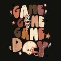 Retro Game Day Football Season Sport Lover Lightning Bolt T Shirt Scorecard Crop Tee | Artistshot