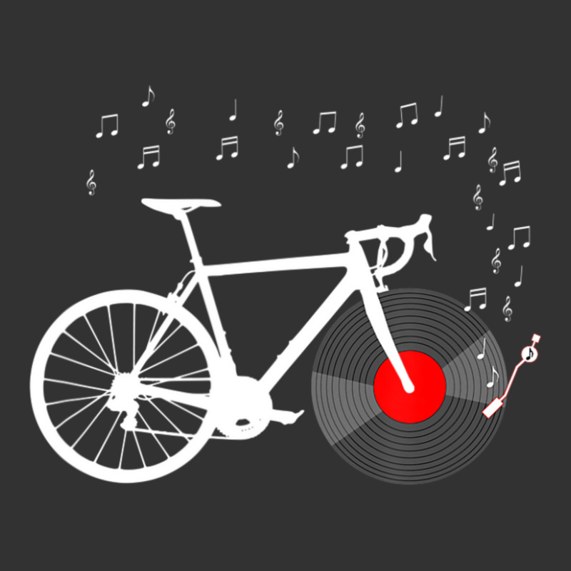 Bicycle Cycling Road Bike Vinyl Record Player Music Cyclist Baby Bodysuit | Artistshot