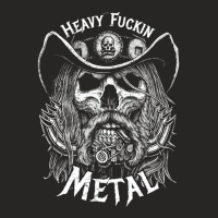 Heavy Fuckin Metal 1 Ladies Fitted T-shirt | Artistshot