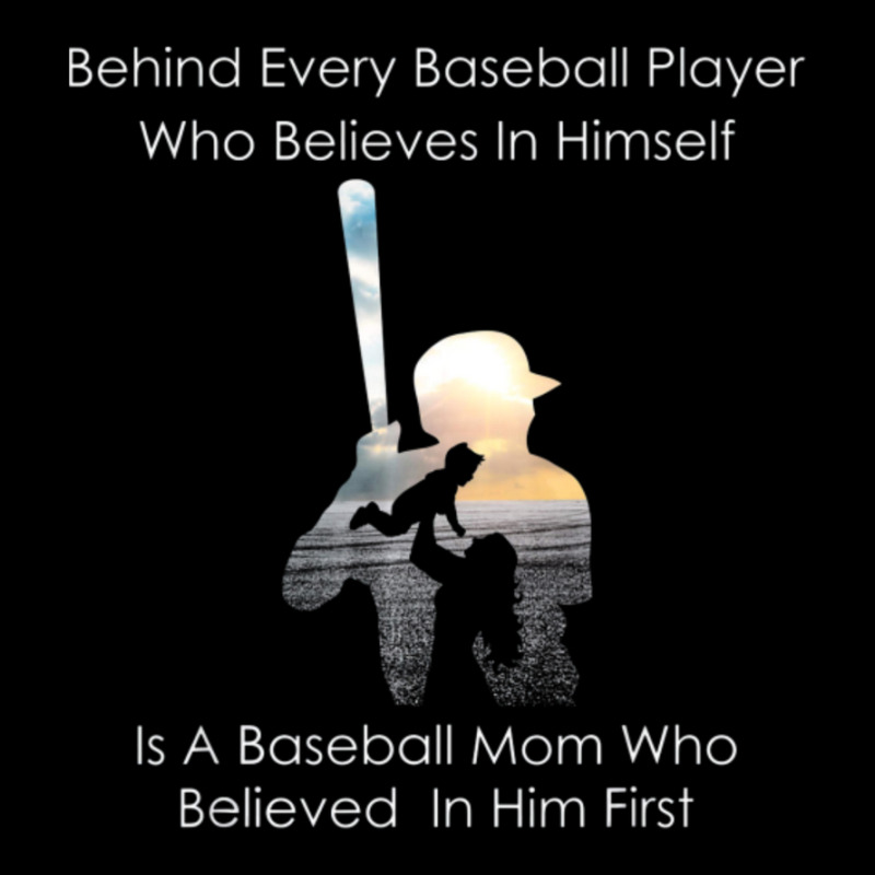 Behind Every Baseball Player Is A Mom That Believes-ndcip V-neck Tee | Artistshot