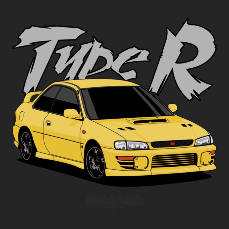 Impreza Type R (yellow) Unisex Hoodie by EllaineRamshur | Artistshot