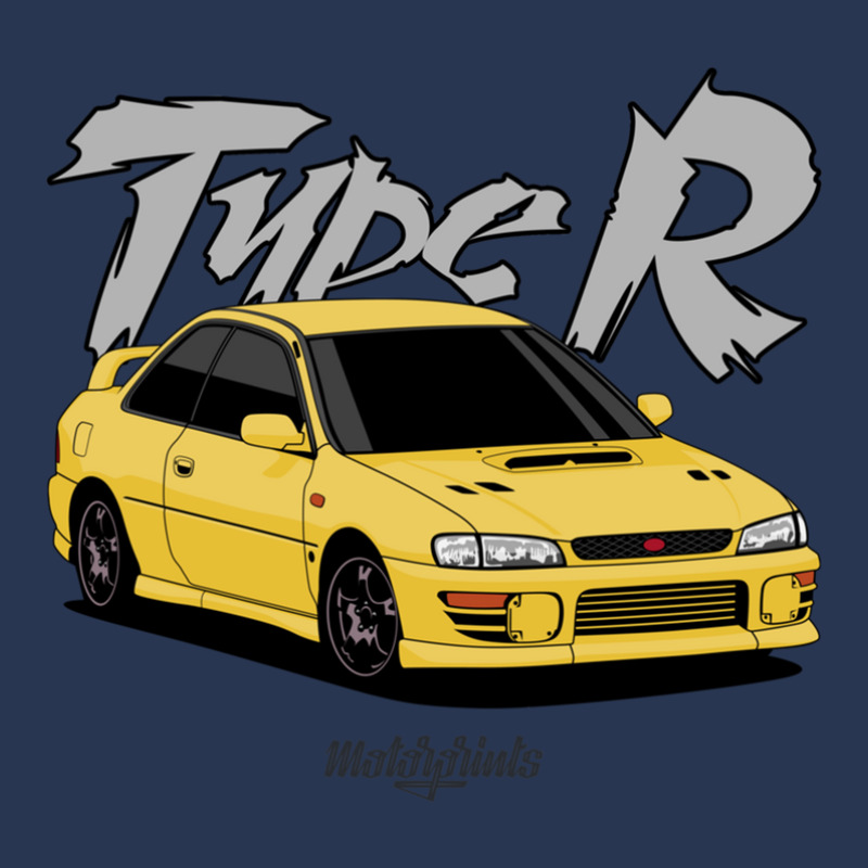 Impreza Type R (yellow) Men Denim Jacket by EllaineRamshur | Artistshot