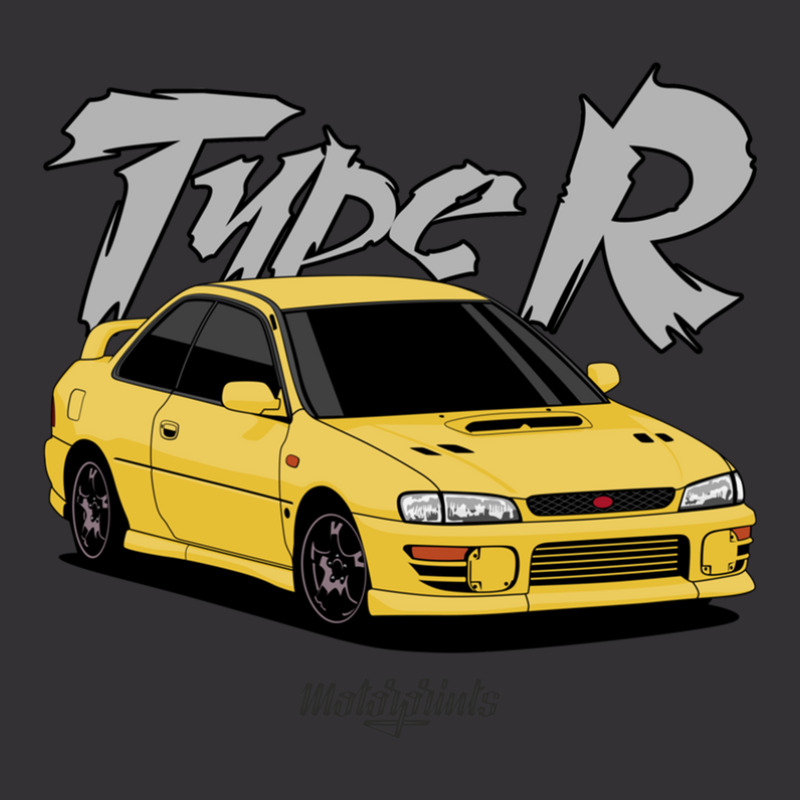 Impreza Type R (yellow) Vintage Short by EllaineRamshur | Artistshot