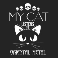 My Cat Listens To Oriental Metal Tee 3/4 Sleeve Shirt | Artistshot