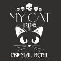 My Cat Listens To Oriental Metal Tee Champion Hoodie | Artistshot