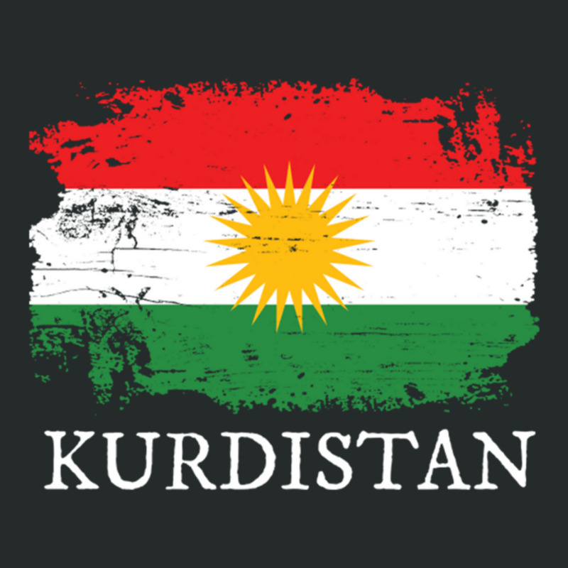 Kurdistan Flag Women's Triblend Scoop T-shirt by cm-arts | Artistshot