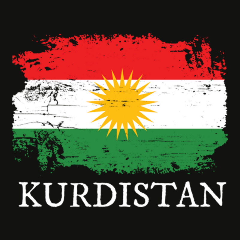 Kurdistan Flag Scorecard Crop Tee by cm-arts | Artistshot