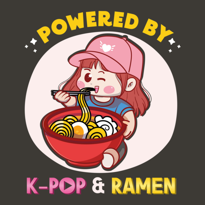 Powered By K Pop And Ramen Japanese Noodles Korean Kpop Novely Bucket Hat by cm-arts | Artistshot