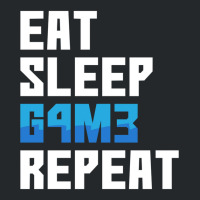 Eat Sleep Game Repeat Funny Leetcode Leet Crewneck Sweatshirt | Artistshot