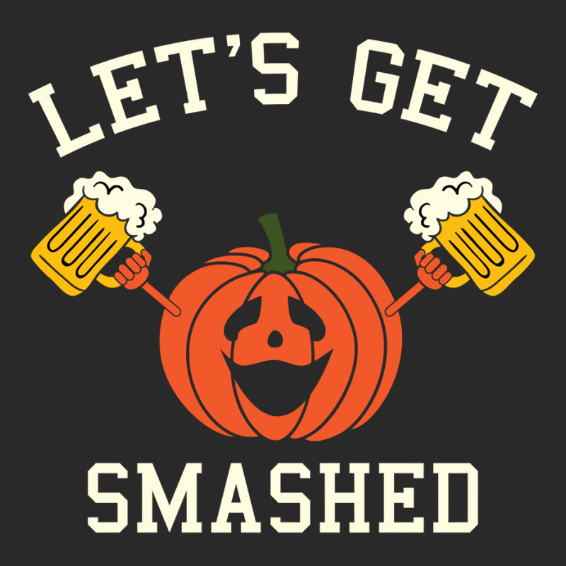 Halloween Drinking Shirt   Pumpkin Says Let's Get Smashed Long Sleeve Printed hat by zheralalumo | Artistshot