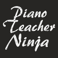 Piano Teacher Tshirt Job Occupation Funny Work Title T Shirt Ladies Fitted T-shirt | Artistshot