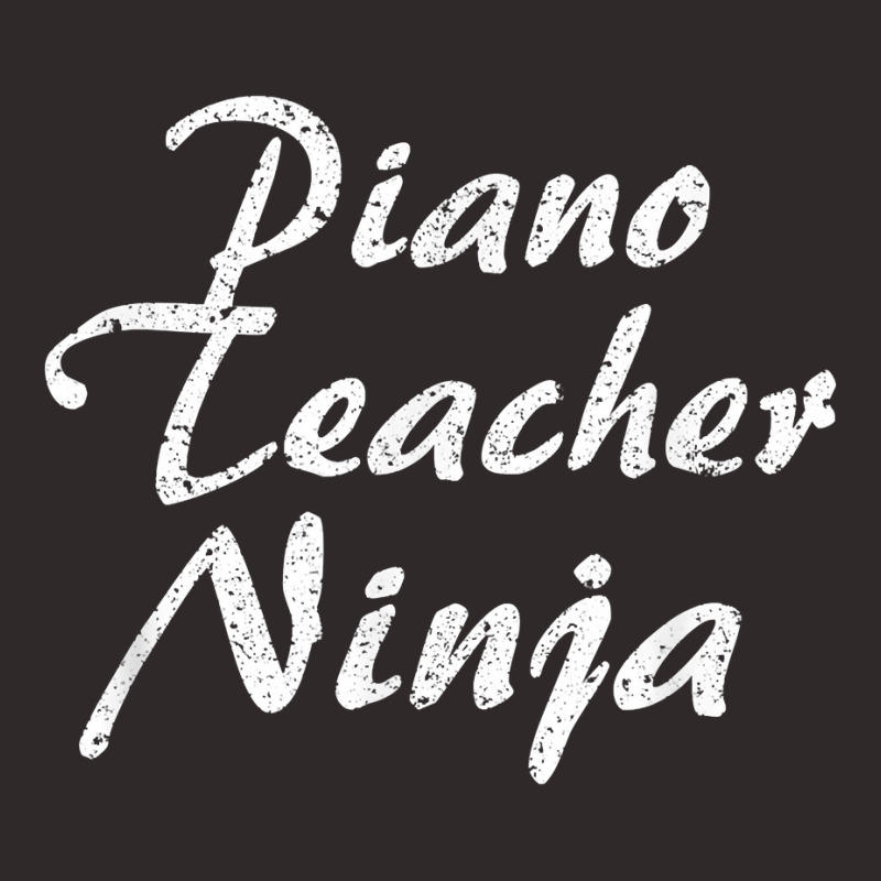 Piano Teacher Tshirt Job Occupation Funny Work Title T Shirt Racerback Tank by cm-arts | Artistshot