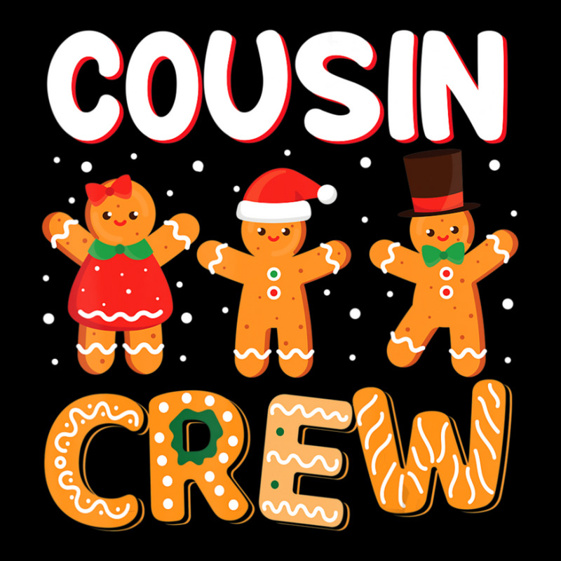 Cousin Crew Christmas Pajama Gingerbread Man Women's V-Neck T-Shirt by cm-arts | Artistshot