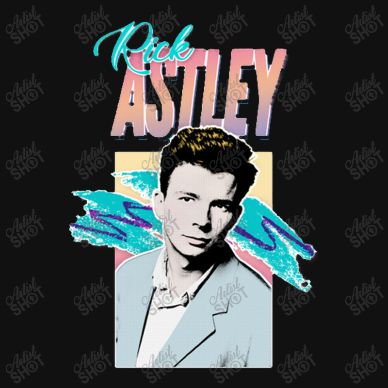 Custom Rick Astley 80s Aesthetic Tribute Design Round Patch By ...