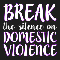 Break The Silence On Domestic Violence Awareness Product Classic T-shirt | Artistshot