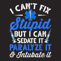 Paramedic Emt Can Sedate And Paralyze Stupid Funny Ems T Shirt Vintage Cap | Artistshot