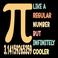 Funny Pi Day Teacher Quote, Pi Like A Regular Number But Infinitely Co Cropped Hoodie | Artistshot