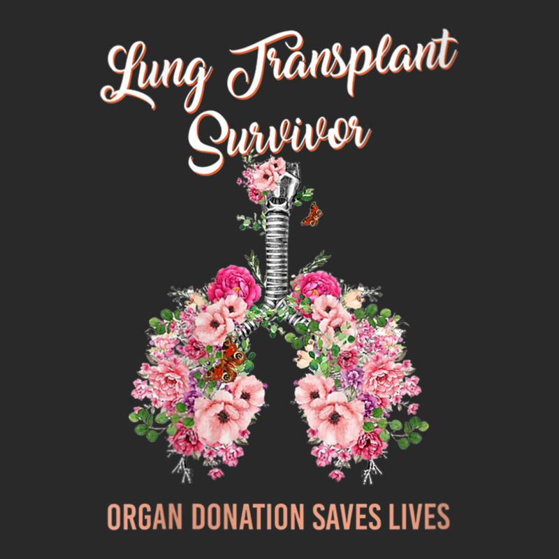 Womens Lung Transplant Survivor Organ Donation Saves Lives Floral V Ne Toddler T-shirt by cm-arts | Artistshot