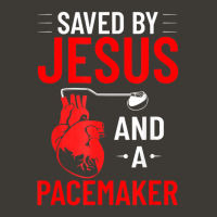 Saved By Jesus And A Pacemaker Heart Disease Awareness Bucket Hat | Artistshot