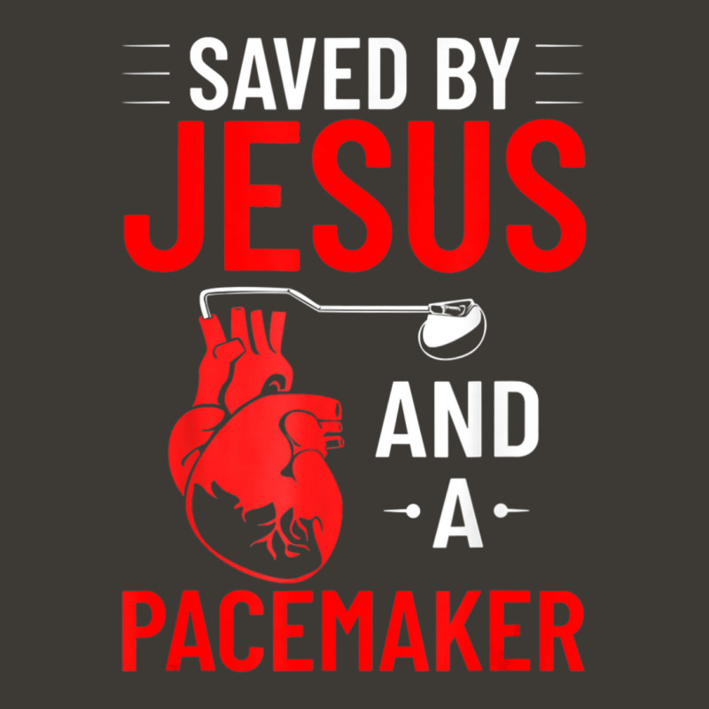 Saved By Jesus And A Pacemaker Heart Disease Awareness Bucket Hat | Artistshot