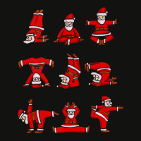 Santa S Yoga Positions Funny Christmas Scorecard Crop Tee | Artistshot