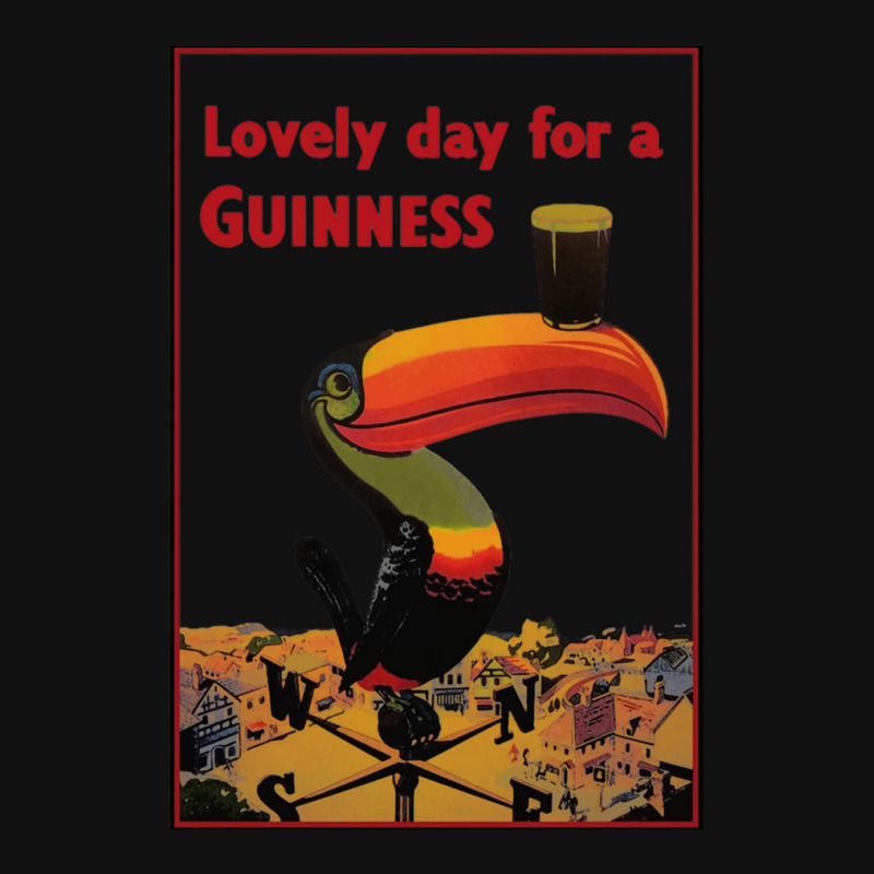 Lovely Day For A Guinness Letter Crew Socks | Artistshot