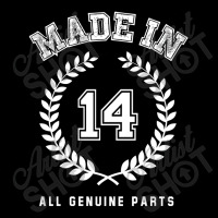 Made In 14 All Genuine Parts Women's V-neck T-shirt | Artistshot