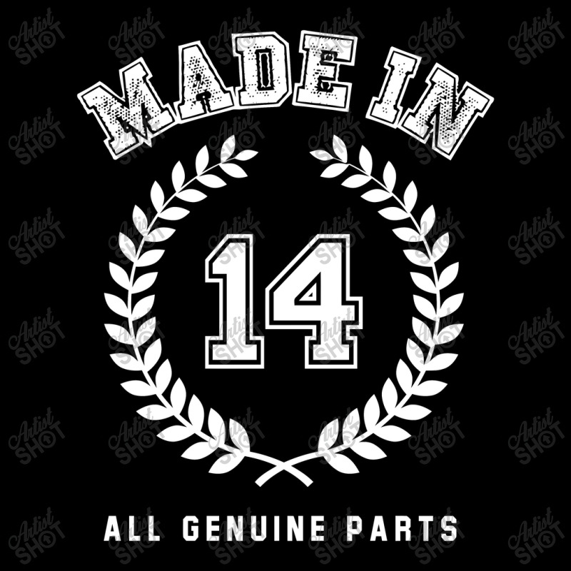 Made In 14 All Genuine Parts Women's V-neck T-shirt | Artistshot
