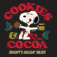 Peanuts Christmas Cookies & Cocoa T-shirt | Artistshot