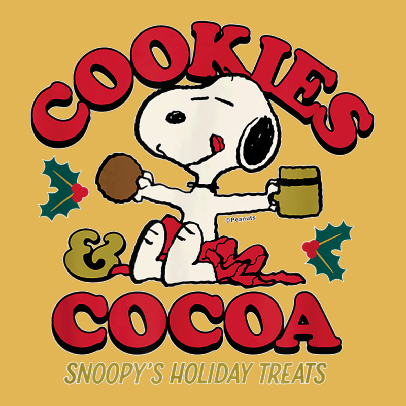 Peanuts Christmas Cookies & Cocoa Vintage Hoodie And Short Set | Artistshot