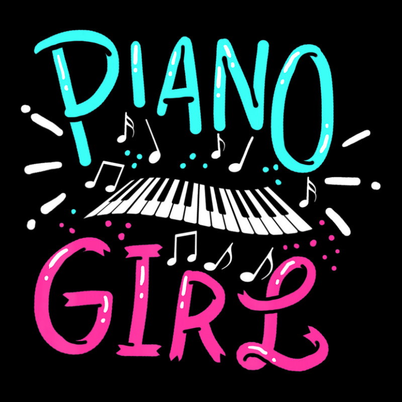 Piano Girl Pianist Music Notes Men's Long Sleeve Pajama Set | Artistshot