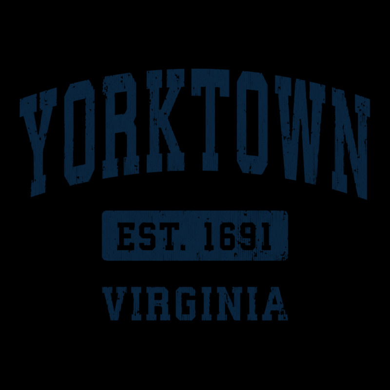 Yorktown Virginia Va Vintage Athletic Sports Design Long Sleeve T Shir Cropped Sweater by cm-arts | Artistshot