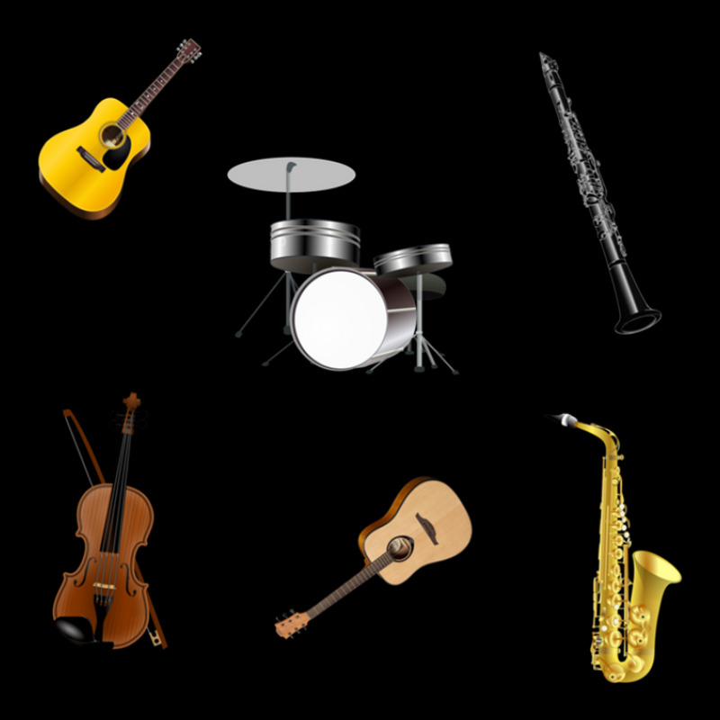 Cute Musical Instruments With Music Lovers Who's Life Fully Musical Legging by cm-arts | Artistshot