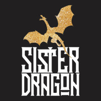 Sister Dragon Christmas  Matching Family Tribe Girls T-shirt | Artistshot