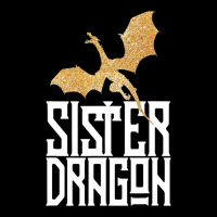 Sister Dragon Christmas  Matching Family Tribe Girls Pocket T-shirt | Artistshot