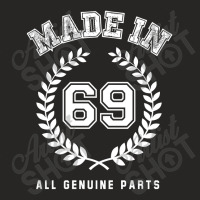 Made In 69 All Genuine Parts Ladies Fitted T-shirt | Artistshot