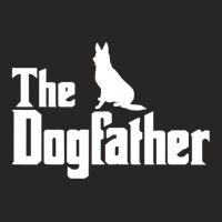 The Dogfather German Shepherd Ladies Fitted T-shirt | Artistshot