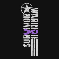 Domestic Violence Survivor - Purple Military-style Awareness Ribbon Front Car Mat | Artistshot