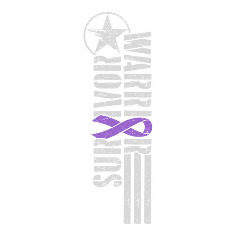 Domestic Violence Survivor - Purple Military-style Awareness Ribbon Sticker | Artistshot