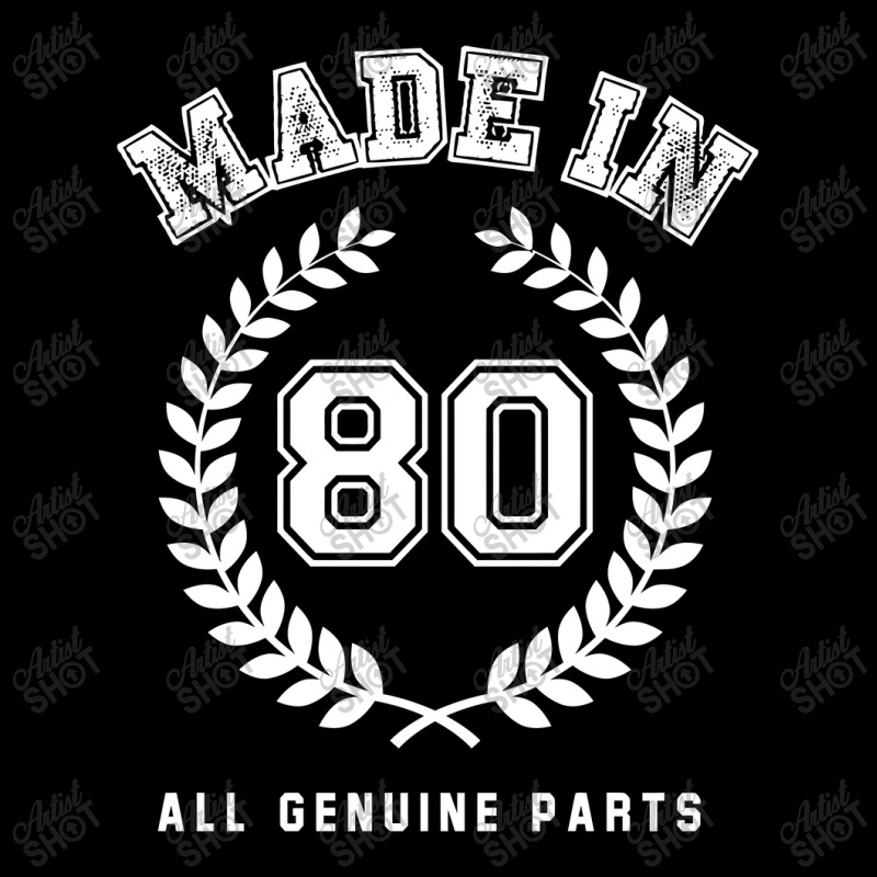 Made In 80 All Genuine Parts V-neck Tee | Artistshot